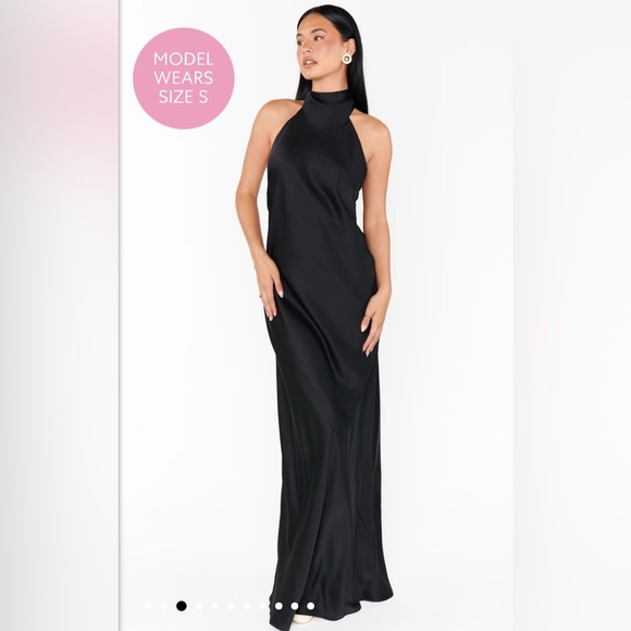 NWOT SHOW ME YOUE MUMU- Lisa Maxi Dress size small color black - Picture 1 of 4